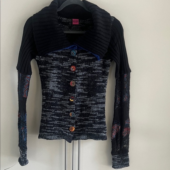 Save The Queen Sweaters - Save the Queen Mohair Blend Y2K Style Cardigan